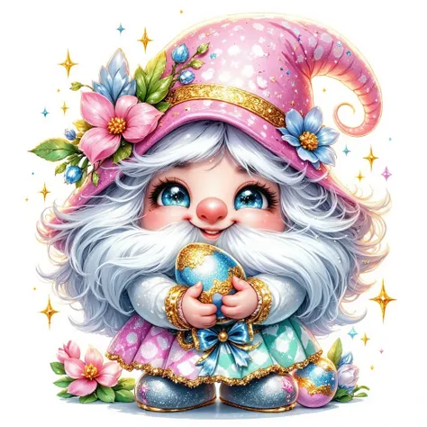 (((ultradetailed: 1.4))) a quirky very happy expressive emotions by Gabriel Pacheco and disney,glossing vibrant vivid, white-pink-applegreen-lazurblue, with metallicgoldlines and inkblacklines, with clear contours, single very cute flirtous little 5years e...