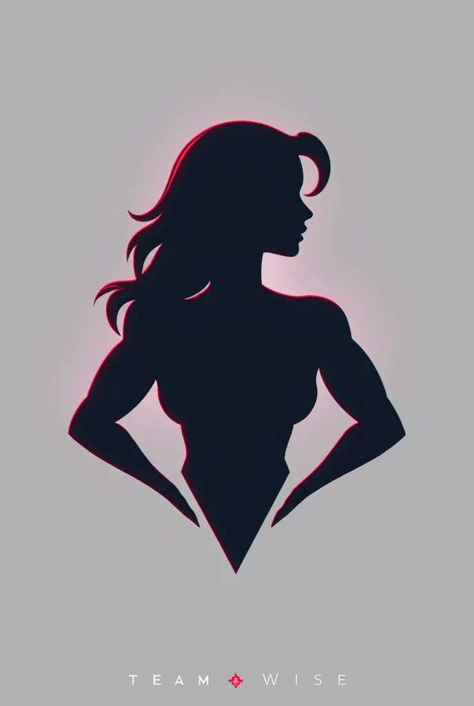 Create a logo for a women's e-sports team named Team Wise. Try to be minimalist