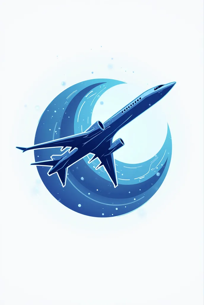 Blue orbit airlines, put some blue orbit innthe aircraft logo