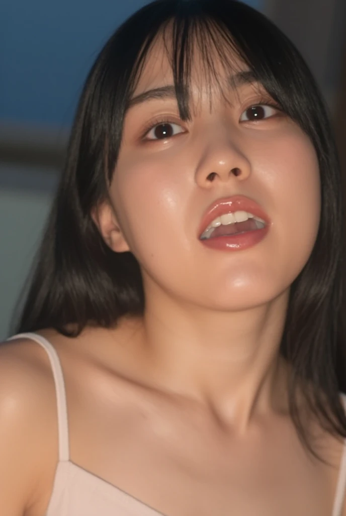 (( NSFW )) , (ultra highres, real skin, Hyperrealism, glistening skin ) , professional photograph, (absurdres:1.4), 8K, (RAW photo:1.2), best quality, ultra detailed, absolutely resolution, (face is shiny:0.8), (shiny skin:0.8 ) , A high resolution photogr...