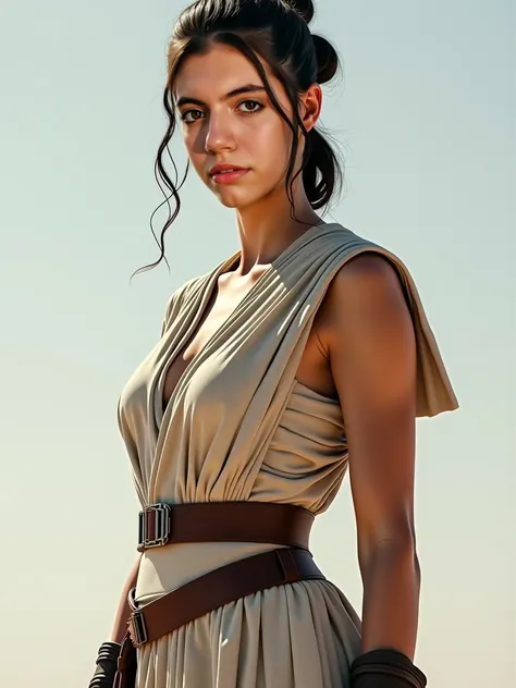 Cosplay rey de star wars  sexy, style réel, on voit son corps en entier