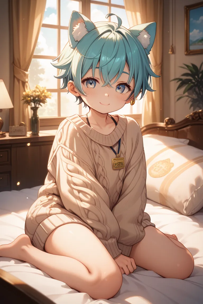 Cute Shota with shimo ears