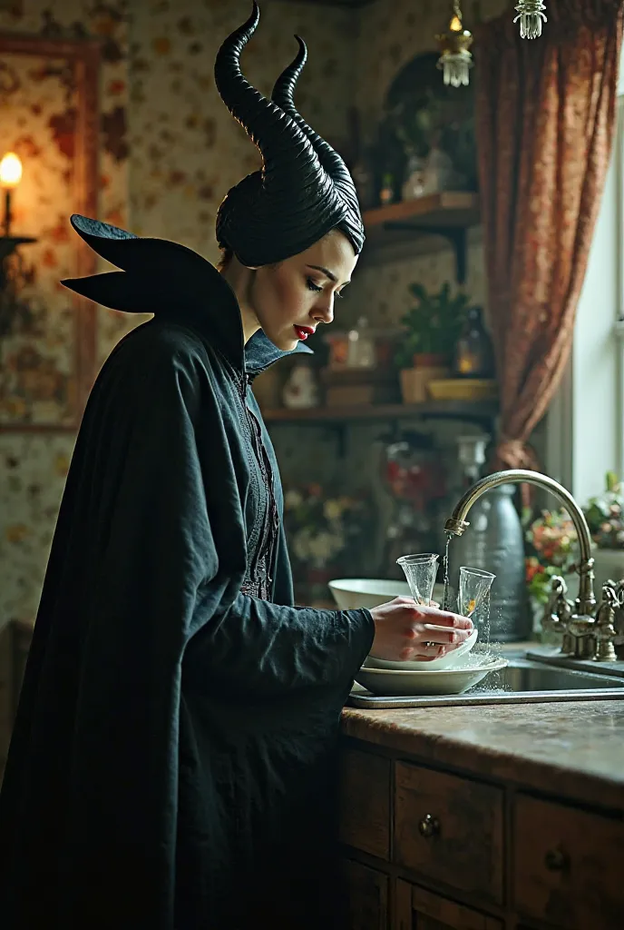 Maleficent who does the dishes 