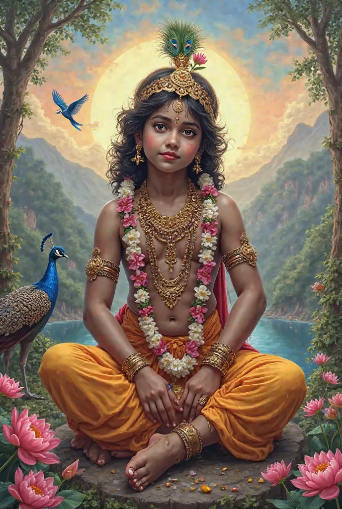 Shri Krishna ki image generate kijiye