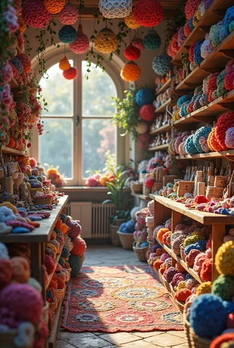 Large crochet shop