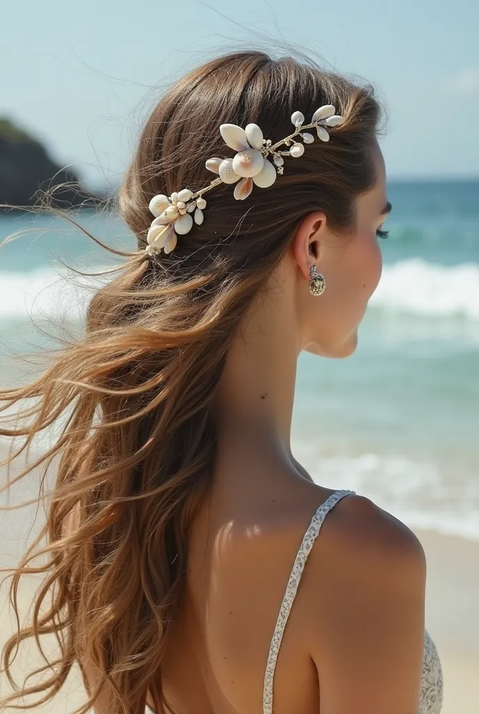 Hairpins made of shells