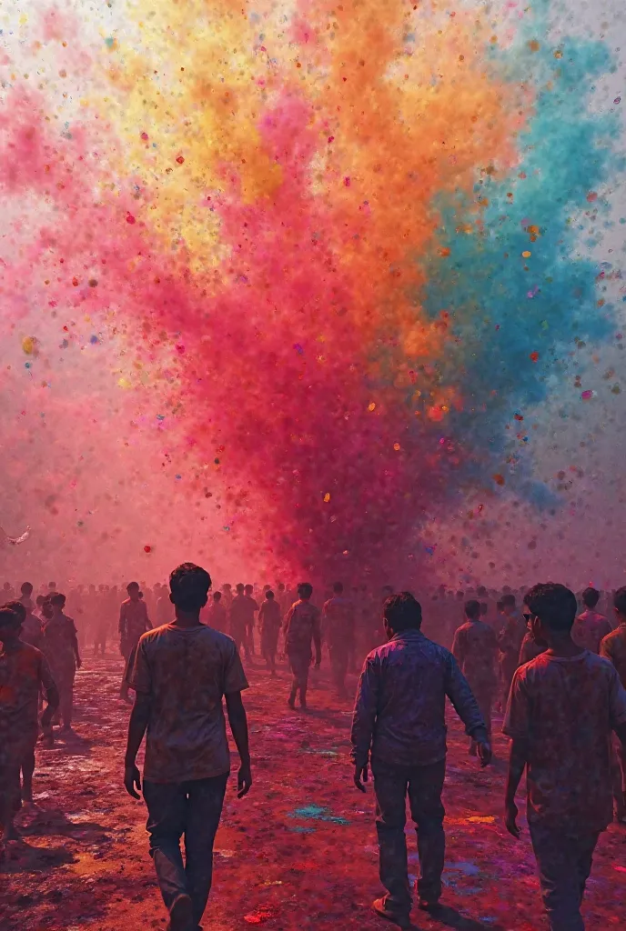 Unique Holi colour boom