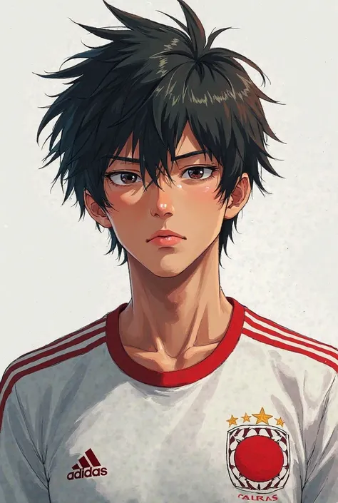 hair: He still has his iconic black and messy hair, although with a slightly more polished style and less than in his first appearances.
eyes: grandes y expresivos, reflecting his determination and passion for football.
Clothes: Different uniforms are usua...