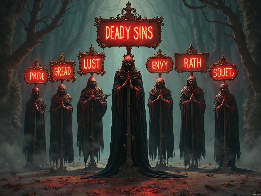 7 sins signs 