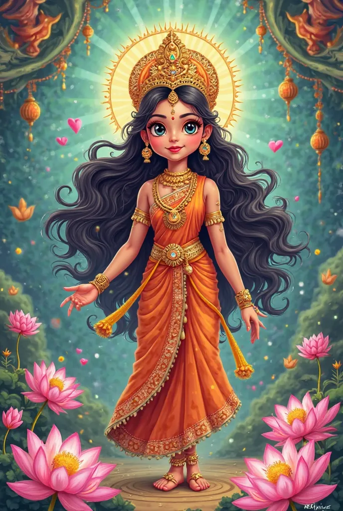 Narayan Lakshmi cartoon image 