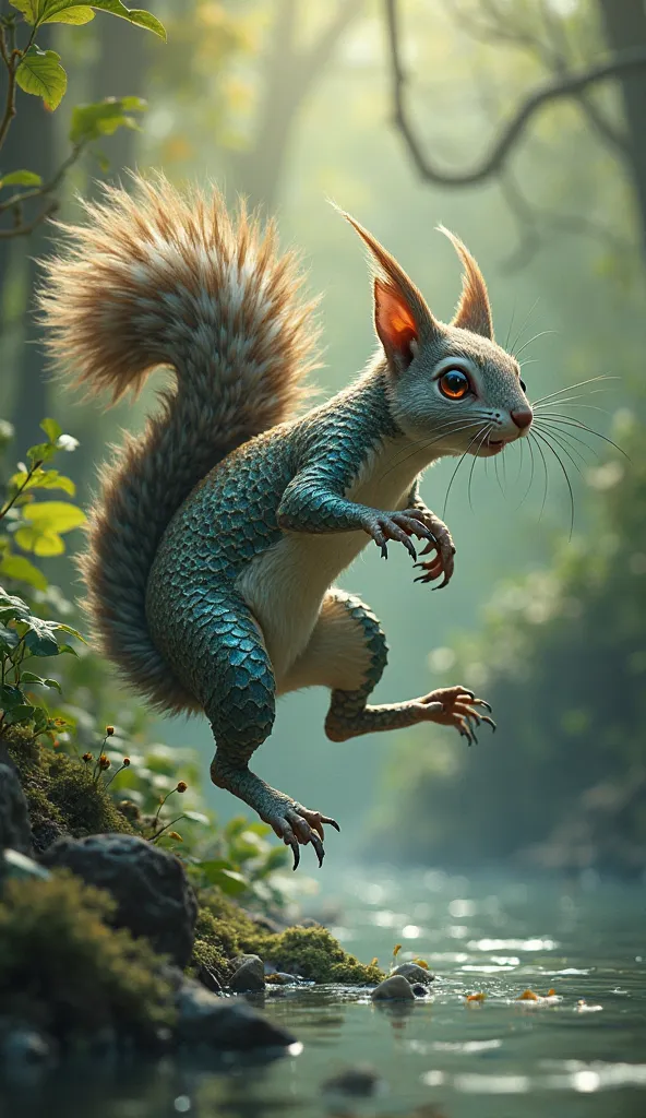 Combine eel and squirrel