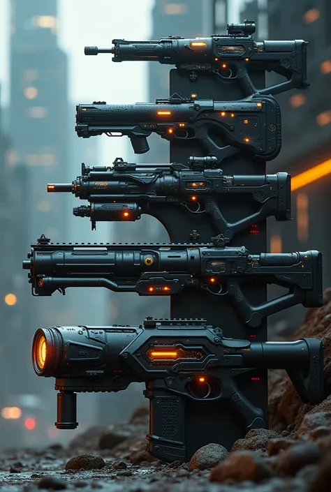 More deadly and futuristic weapons 