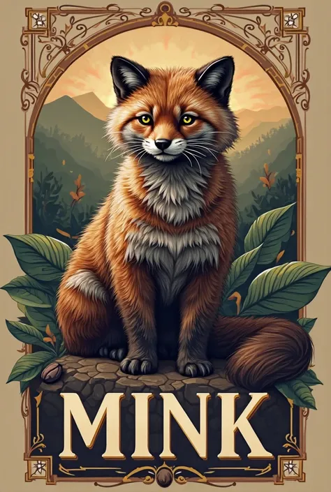 Logo for Legend Revived mink coffee brand