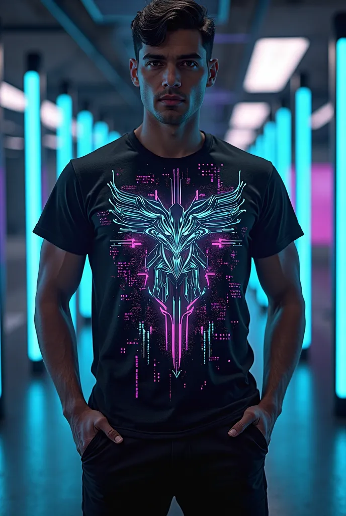 Cyber Gym T-shirt for cyber club employees 