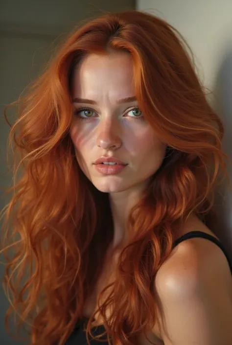 Description for My Woman Ecem’s Picture:

Hair: Long, wavy and eye-catching red hair… Lightly blowing in the wind, shiny and voluminous.

Eyes: Deep, penetrating, attractive gazes… Green or hazel tones