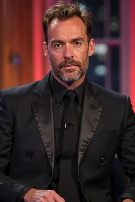 Jude Law has blue eyes handsome has mustache and a little beard gets mad at interviewer and punches him in the face on a news show Jude Law kiss with Jude Law in TV show Jude Law and Jude Law on live show Jude Law and Jude Law explains on live Jude Law exp...