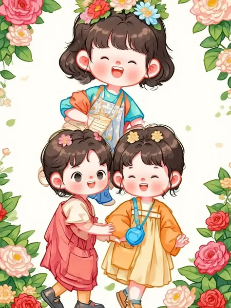    Four cute girls    ，[ [ [ [ Rose    