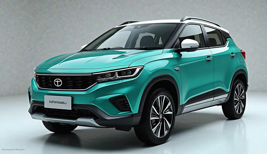 2025 Tata punch color sea green front bumper HD in showroom 