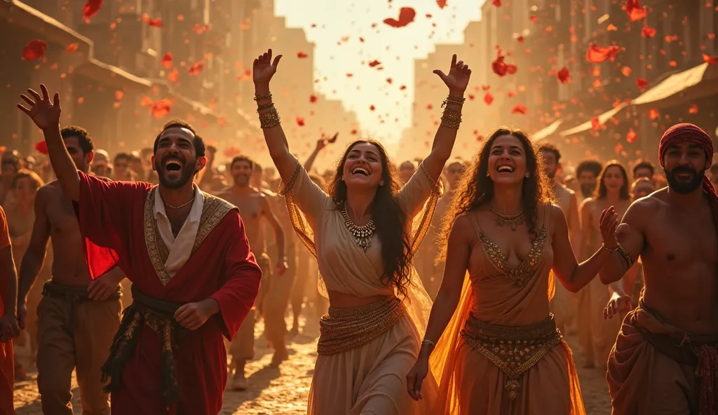 "At the time of Purim in ancient Persia, a scene of joy and celebration fills the streets of the Persian capital. The Jews, beaming with happiness, celebrate their triumph after defeating those who would destroy them. In an explosion of light and color, me...