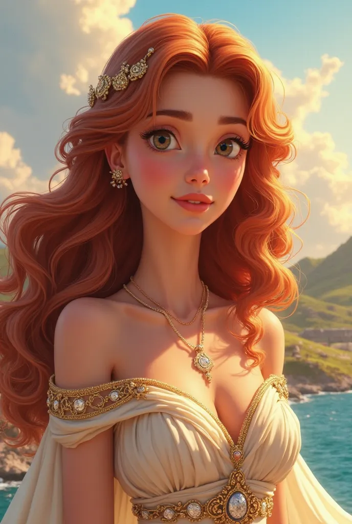 Helen of Troy Pixar style
