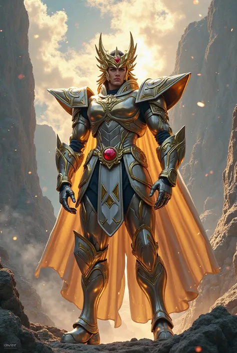 Create an image with armor based on the armor of Saint Seiya Legend of Sanctuary 