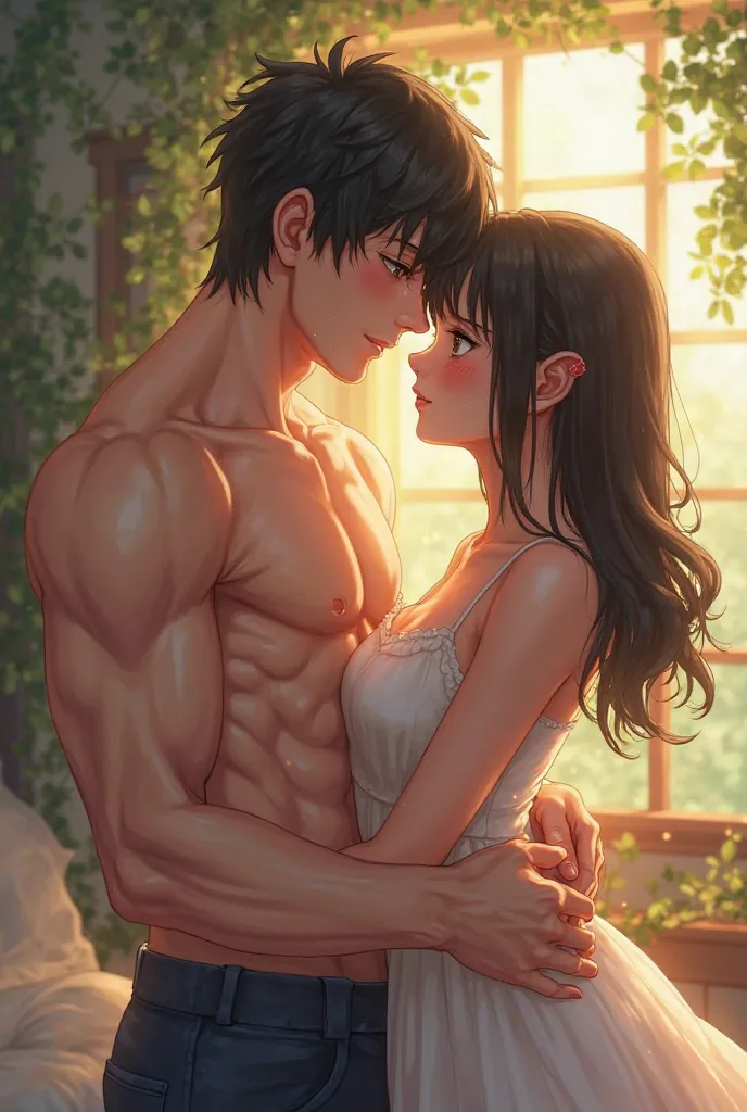 Anime Cartoon Sexy Tiny Girl Fucks Tall Handsome Young Man Kissing Hot