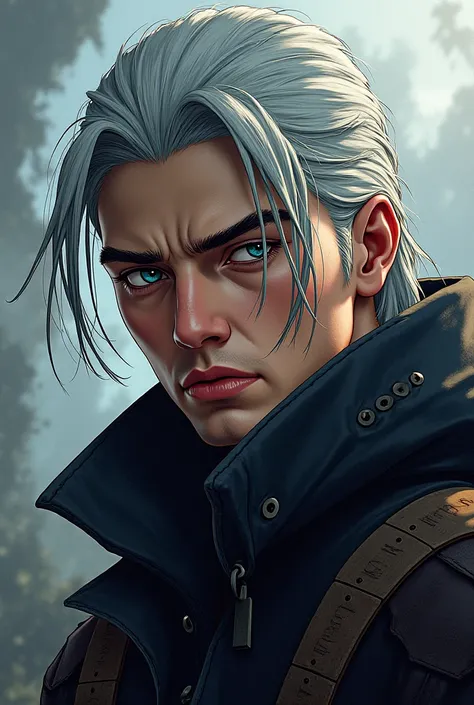 Witcher anime clean shave