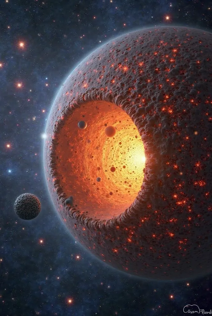 Another one in english and • Hydrogen and helium were mostly produced in the universe
during this era, starting ~100 seconds after the explosion. A small
amount of lithium and beryllium were also produced.
• This nucleosynthesis ceased within a few minutes...