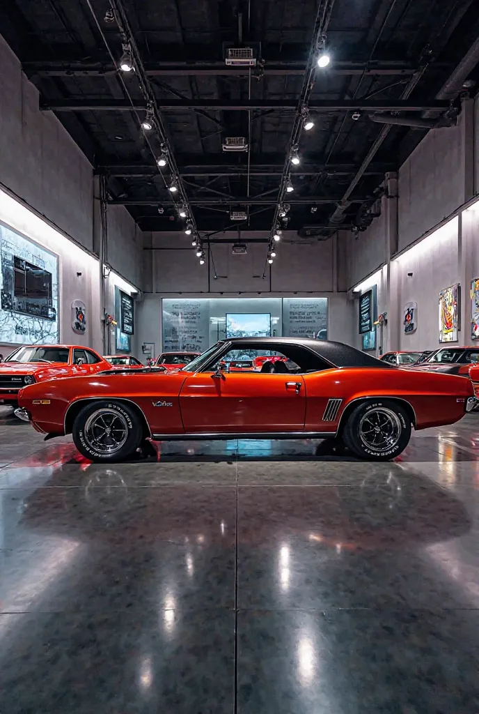 Dodge custom car showroom piks