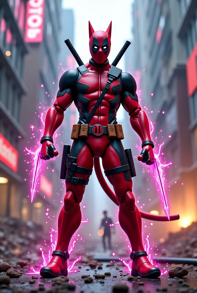 Deadpool and mewto hybrid fusion