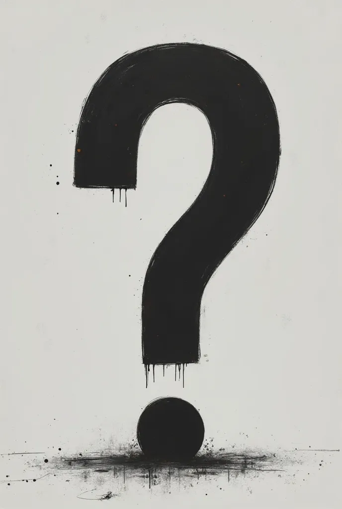 I want the image of a question mark in black and the background of the gray image 