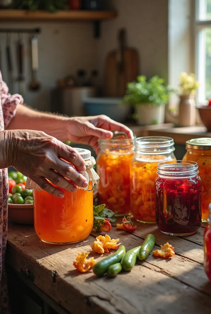 Take a picture of grandma's Passion Jars 