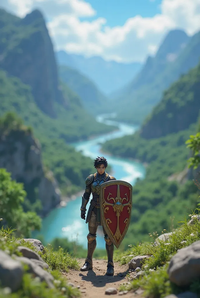 Miniature, 2.5Ｄ, tilt-shift lens , real , best image quality,The rise of the shield hero
