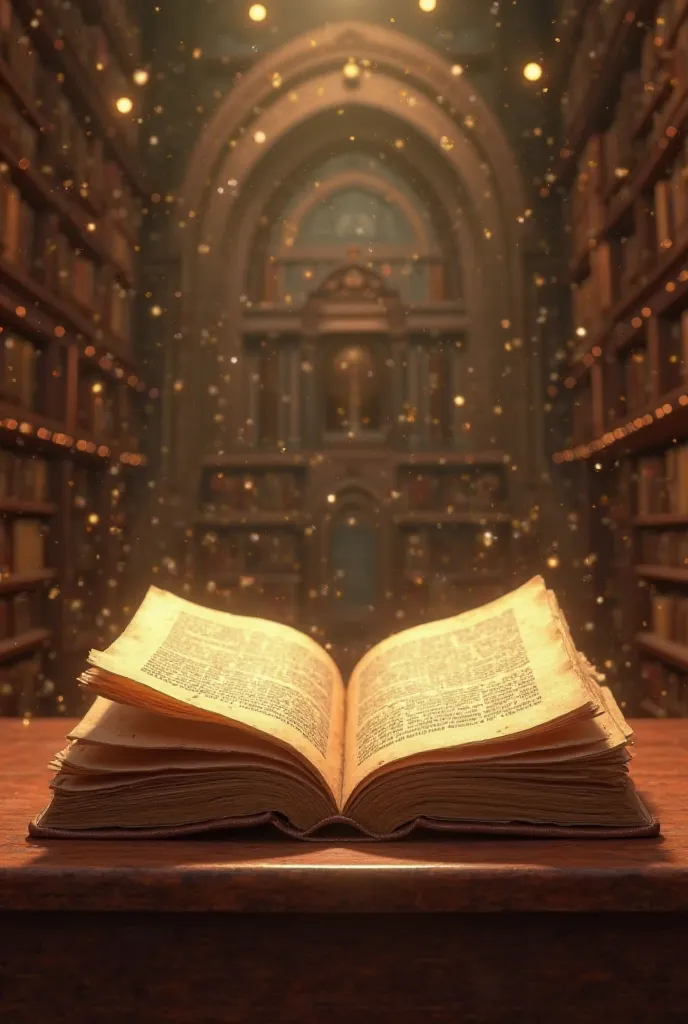 A grand historical book with ancient pages, filled with records of past events. The background features a vast library with dim golden lighting, symbolizing the knowledge of world history.
Generate in cinematic 3d cartoon style