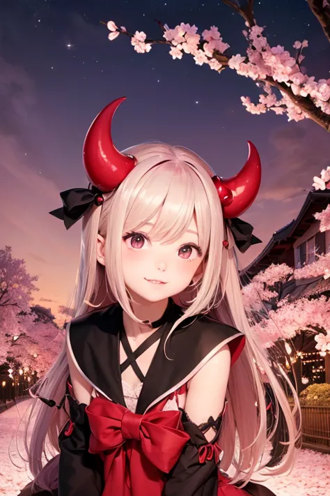  cherry blossoms at night, Little Devil