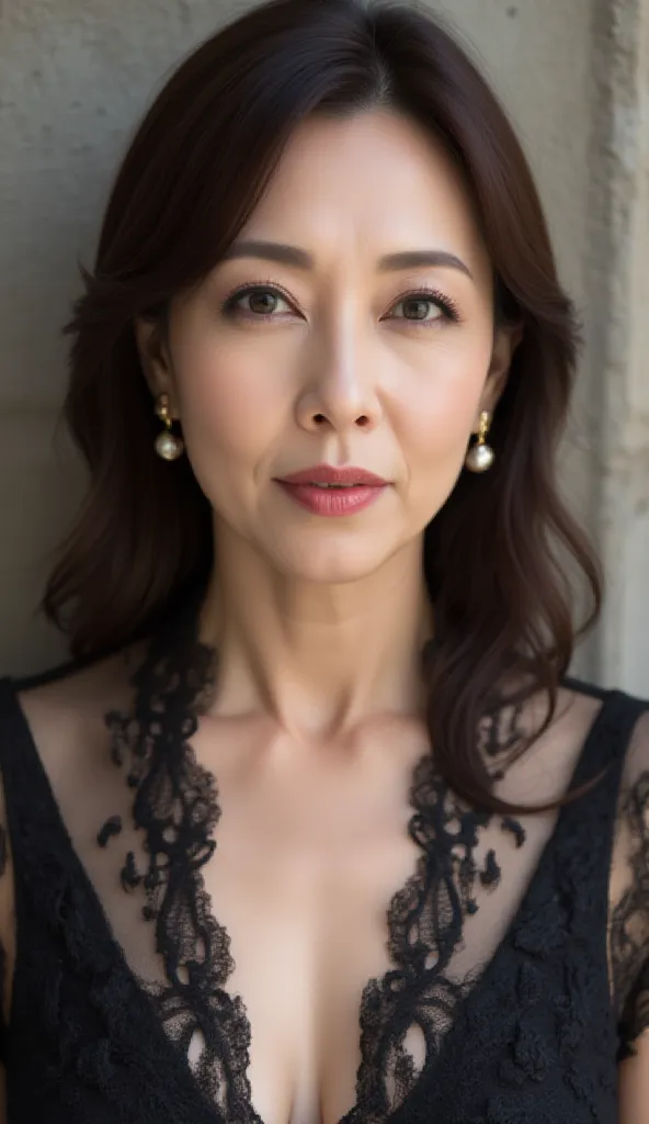 mature woman, ( A detailed description of the hair), ( Detailed facial description ), (Detailed description of the body),  HD ,  masterpiece,  Top Quality ,   high detail,  formal : 1.4), (  actual  : 1.2, 超  actual  な: 1.1,   actual : 1.37), (  sharp focu...