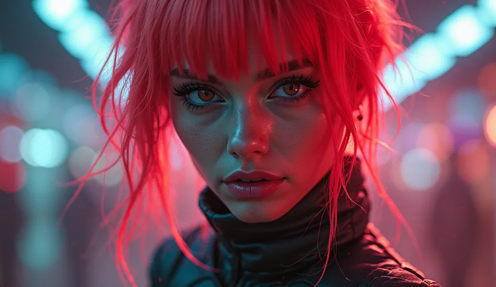 a-woman-with-red-neon-light-hair-cyberpunck-style-contrasting-shadows-psychedelic-lights-vibrati-260895936