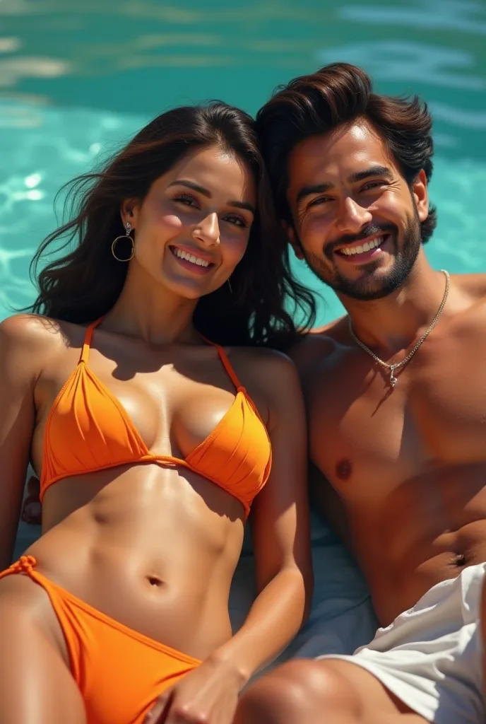 Anushka shetty in bikini with ranbir kapoor