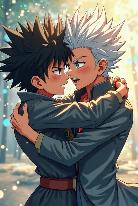 Killua and gon hugging