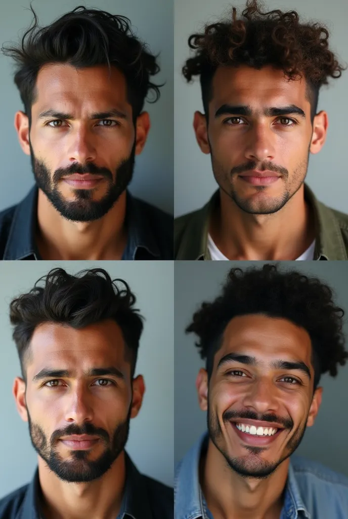 Believe me 4 different types of Latin men profile picture format 