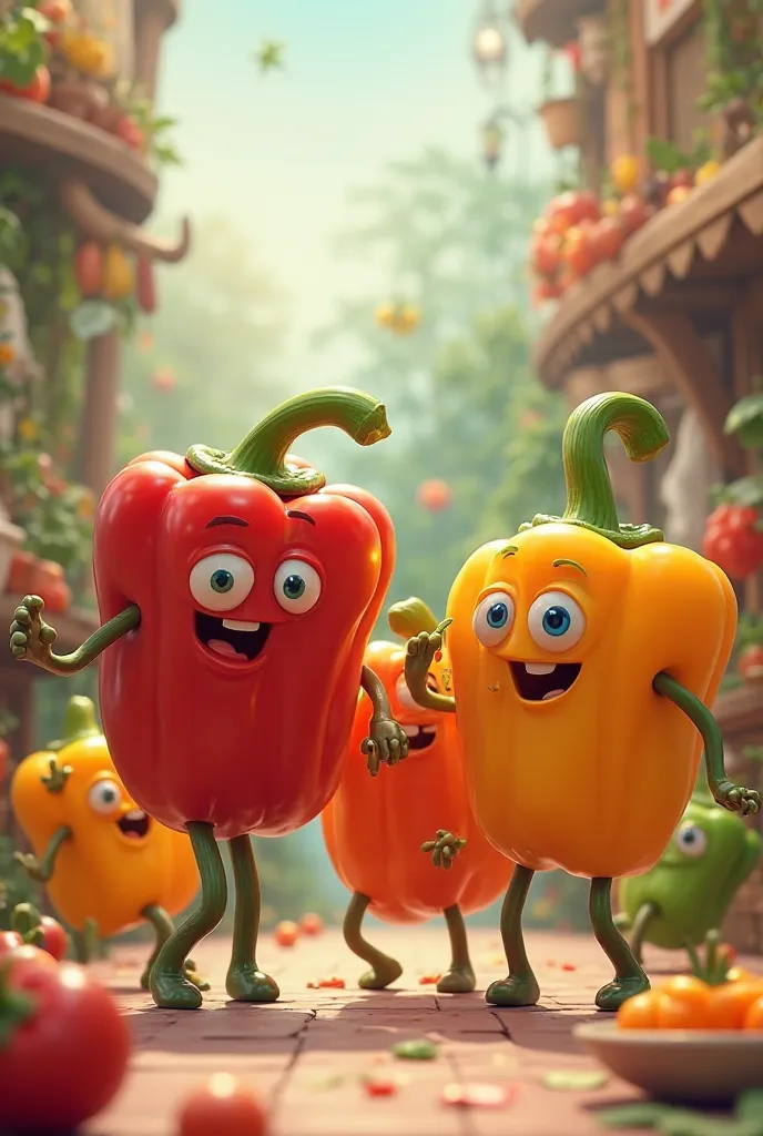 Animated bell peppers 