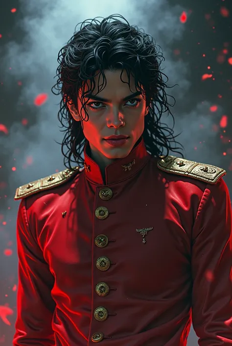 Michael Jackson anime version with Thiller's costume 