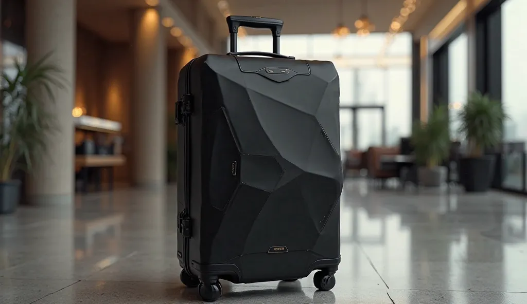 black luggage bag