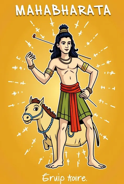 
The Mahabharata is one of the greatest epics in the world, filled with stories of valor, wisdom, devotion, and the eternal battle between good and evil. I can share a simplified version of the Mahabharata with stories and images suitable for ren.

Here's ...