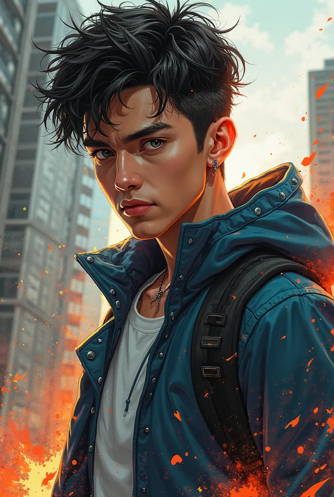 Noah Austin from the manwha 'Windbreaker'