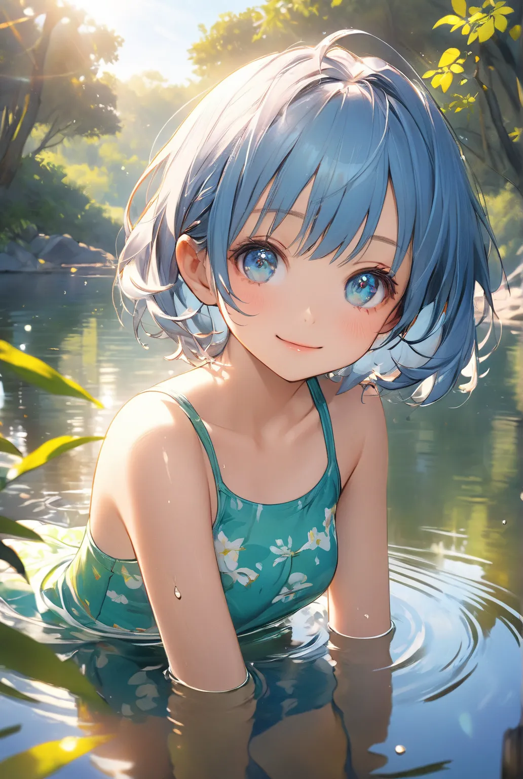 Komeiji koishi,swimsuit