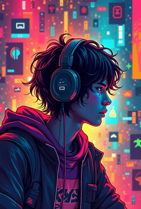 Profile photo for TikTok, Gamer channel called VOLUBLES GAMES that represents all video game consoles in vibrant colors