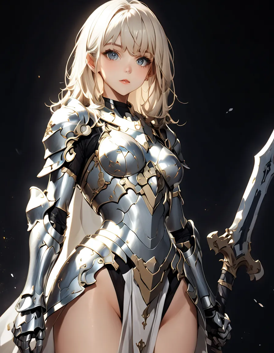 Knight sexy Armor。Machine Girl。Steel Body 、  Full sexy Armor Knight