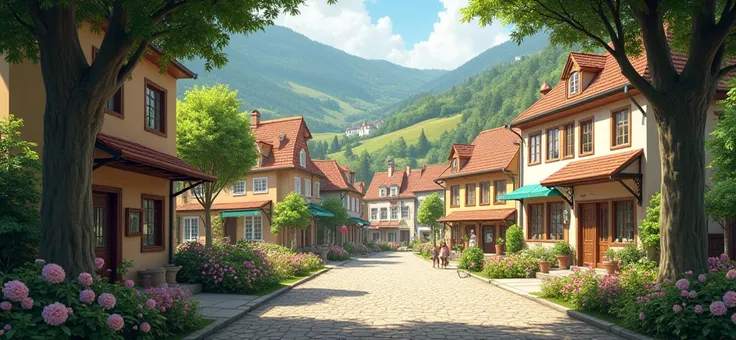 town background