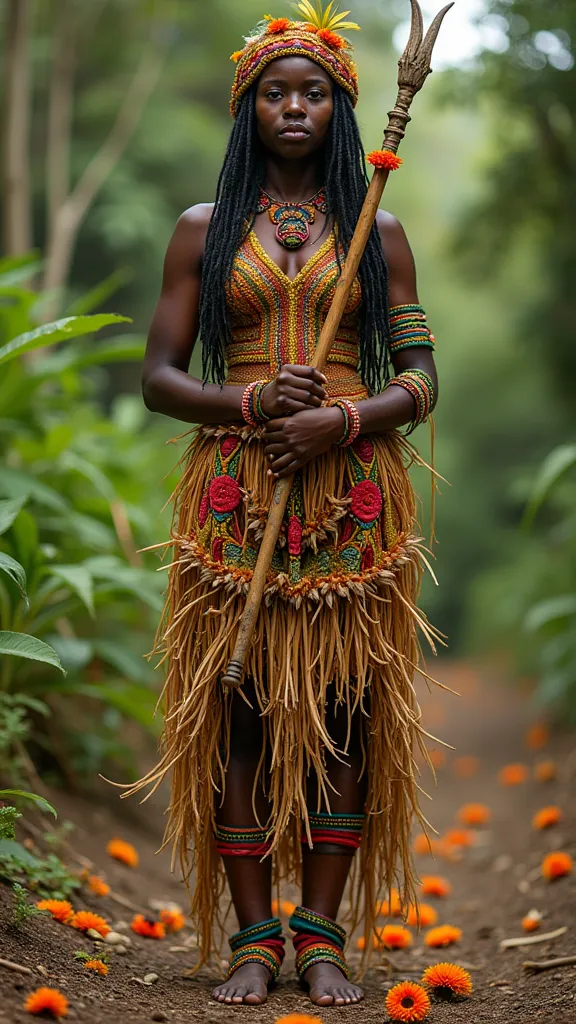 
Prompt para Imagem:

"Create a vibrant representation of the orixá Obaluaê, the African deity associated with healing and transformation. Obaluaê has her entire body, including covering her face with clothes made of straws, that reflect your bond with the...